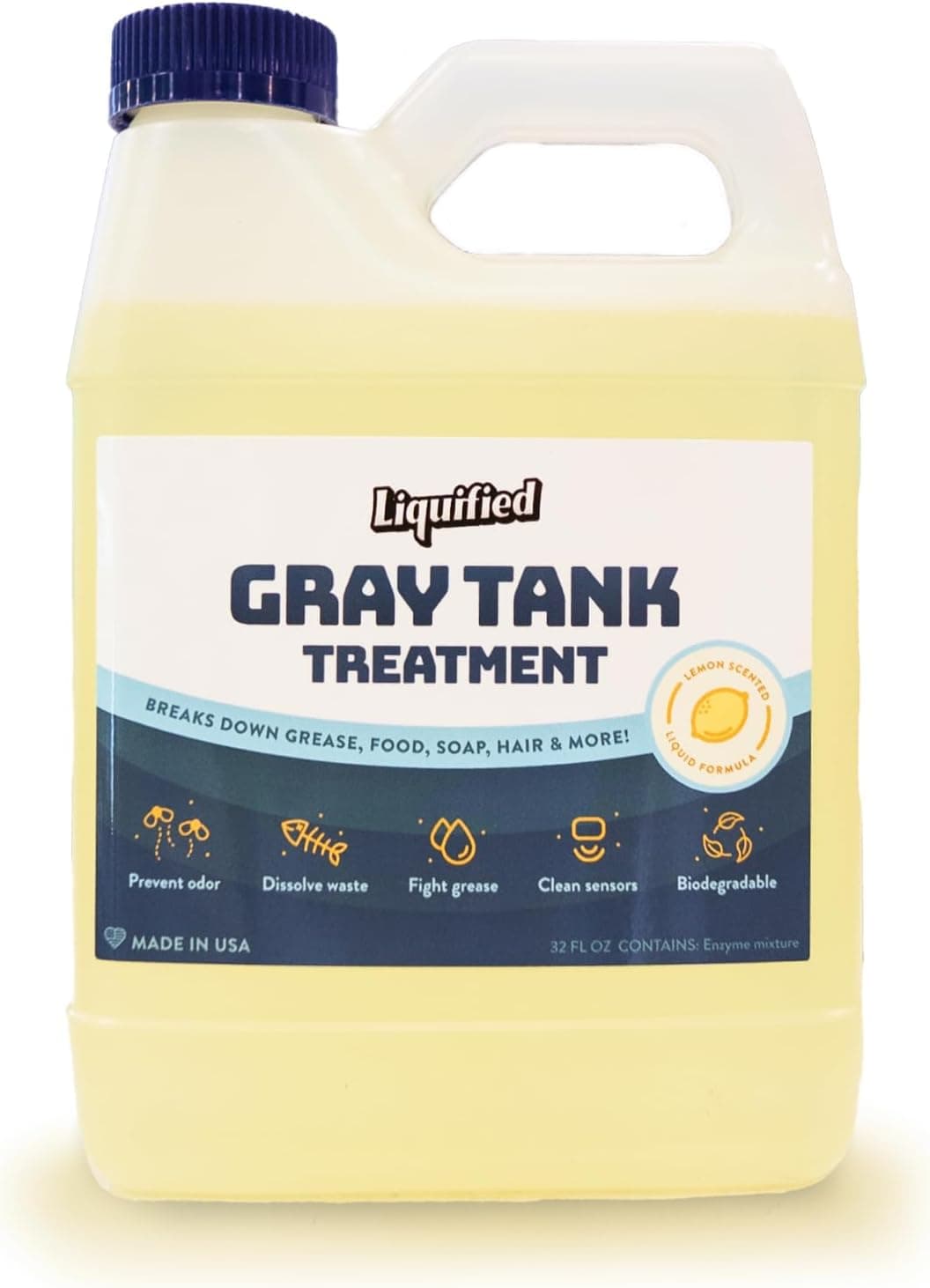 Liquified RV Toilet Treatment - Gray Holding Tank Digester